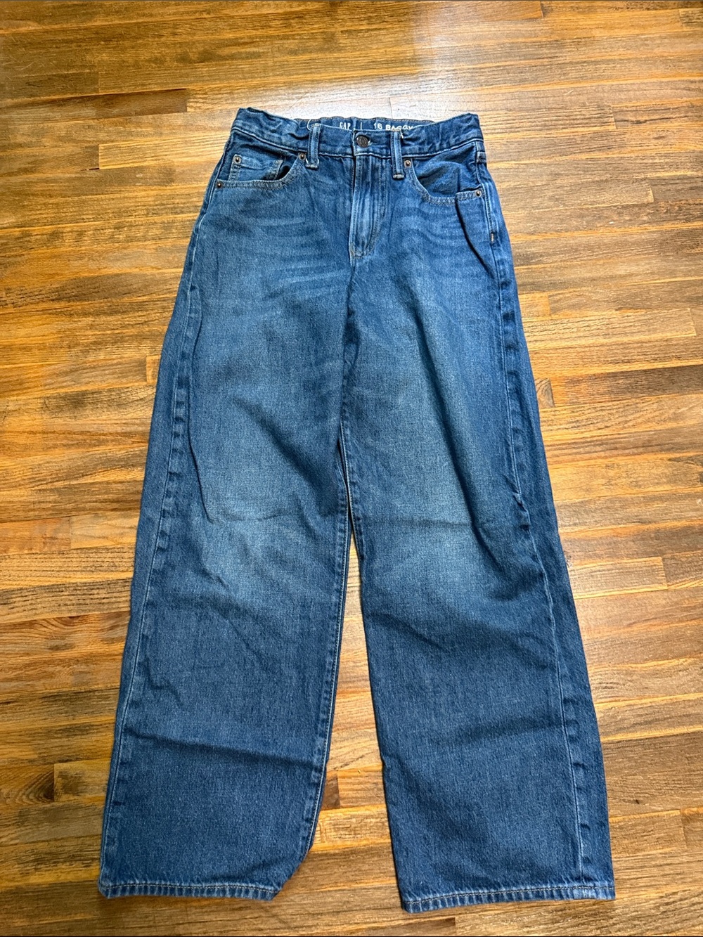 Boys GAP Baggy Dark Blue Denim Jeans